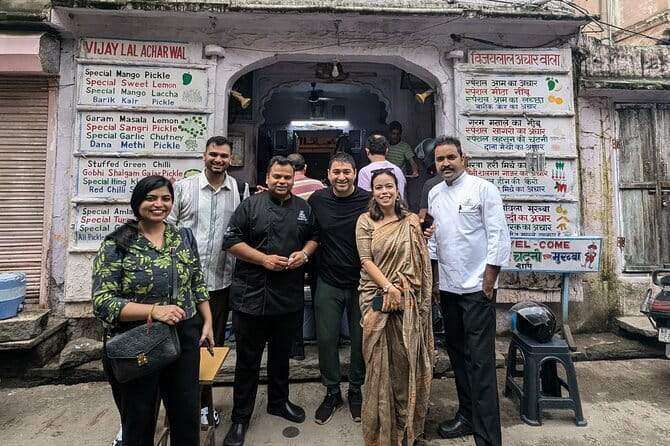 All inclusive Vegetarian Jaipur Food and Heritage Tour - Flower recycling and textile workshop vibes