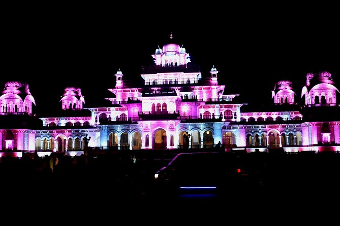 Experience Jaipur By Night - Amber Palace at night: the ride up and what the Light and Sound means