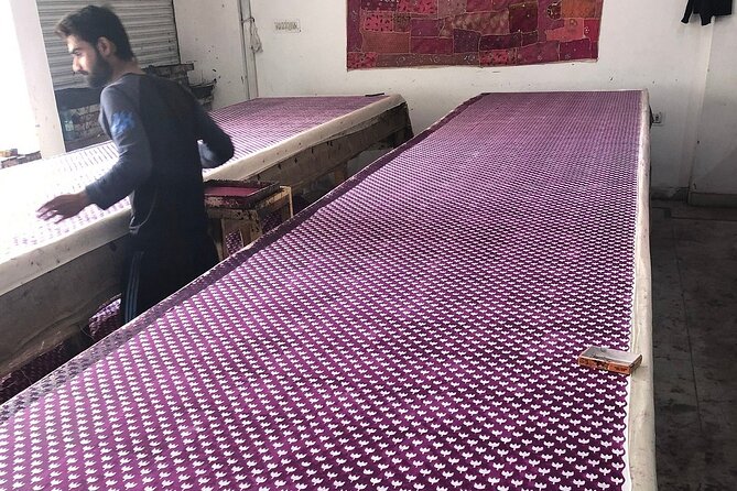 Explore Jaipur in a Tuk Tuk - Jaipur block printing demo: watch the craft, then buy smarter