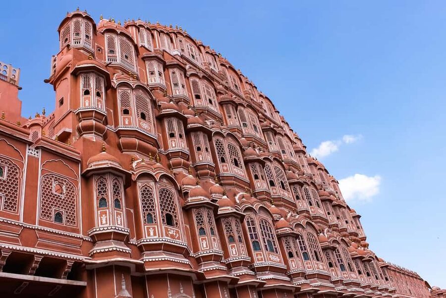 Feel Jaipur Like a Local with Guide & Old City Heritage Walk - Hawa Mahal exterior: the Palace of Winds seen like a design