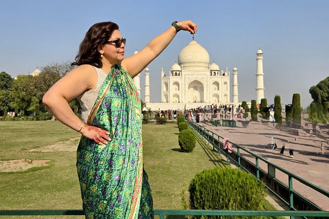 From Delhi: Private Agra & Taj Mahal Tour with 5 <em> Lunch – Key highlights if you want an easy Agra day’ /></p>
<ul>
<li><strong>Private AC car with door-to-door pickup and drop-off</strong> from multiple Delhi-area locations</li>
<li><strong>Time-boxed stops</strong>: about 3 hours at the Taj Mahal, then Agra Fort, a Hilton lunch, and Itmad-ud-Daula</li>
<li><strong>Live guide in your language</strong> to explain what you’re seeing, not just where to walk</li>
<li><strong>Baby Taj after lunch</strong> so the day still feels balanced, not rushed and sticky</li>
<li><strong>Sunrise option</strong> with an early 2:30 AM pickup time for the Taj Mahal experience</li>
</ul>
<div class="twil" style="margin: 20px 0; padding: 15px 0;"><p>More of Jaipur with the group at one</p><ul style="margin: 10px 0; padding-left: 0; list-style: none;"><li style="margin: 6px 0; line-height: 1.4;"><a href="https://jaipur-guide.com/jaipur-private-full-day-sightseeing-tour-by-car-with-guide/">Jaipur: Private Full Day Sightseeing Tour By Car with Guide</a><span style="margin-left: 8px; font-size: 0.82em; color: #555; white-space: nowrap;"><span style="color: #E8455F;">★</span> 4.9 &middot; 1,839 reviews</span></li><li style="margin: 6px 0; line-height: 1.4;"><a href="https://jaipur-guide.com/jaipur-private-sightseeing-day-tour-with-guide-by-car/">Jaipur: Private Sightseeing Day Tour with Guide by Car</a><span style="margin-left: 8px; font-size: 0.82em; color: #555; white-space: nowrap;"><span style="color: #E8455F;">★</span> 4.8 &middot; 773 reviews</span></li><li style="margin: 6px 0; line-height: 1.4;"><a href="https://jaipur-guide.com/full-day-jaipur-private-sightseeing-tour-by-car-with-guide/">Full-Day Jaipur Private Sightseeing Tour by Car with Guide</a><span style="margin-left: 8px; font-size: 0.82em; color: #555; white-space: nowrap;"><span style="color: #E8455F;">★</span> 5.0 &middot; 472 reviews</span></li><li style="margin: 6px 0; line-height: 1.4;"><a href="https://jaipur-guide.com/private-elephant-sanctuary/">Private Elephant Sanctuary</a><span style="margin-left: 8px; font-size: 0.82em; color: #555; white-space: nowrap;"><span style="color: #E8455F;">★</span> 5.0 &middot; 390 reviews</span></li></ul></div><h2>Why this private Delhi-to-Agra plan feels easier</h2>
<p><img width="669" height="446" decoding="async" src=