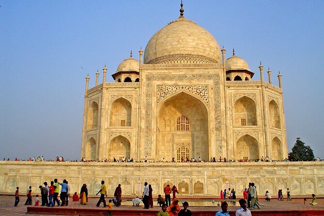 From Jaipur Private Taj Mahal & Agra Fort Tour with Delhi Drop - Agra Fort: red sandstone, Moti Mahal, and Musamman Burj