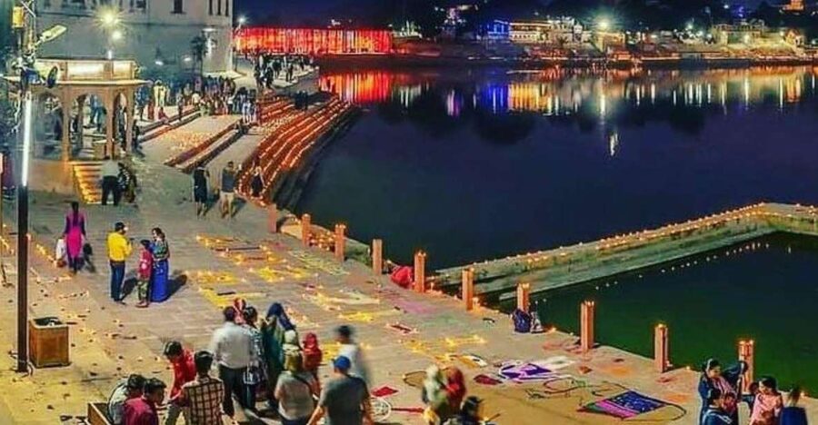 Fullday pushkar tour from jaipur with guid+camel/jeep safari - Brahma Temple First, Then Pushkar Lake: The Heart of the Town