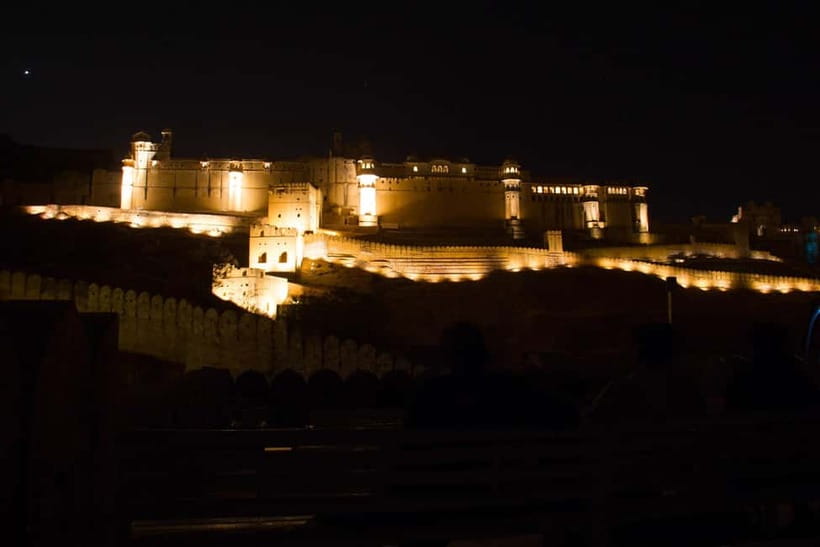 Jaipur: Amber Fort Light & Sound Show with Dinner - Amber Fort at Night, Plus Dinner and Dance