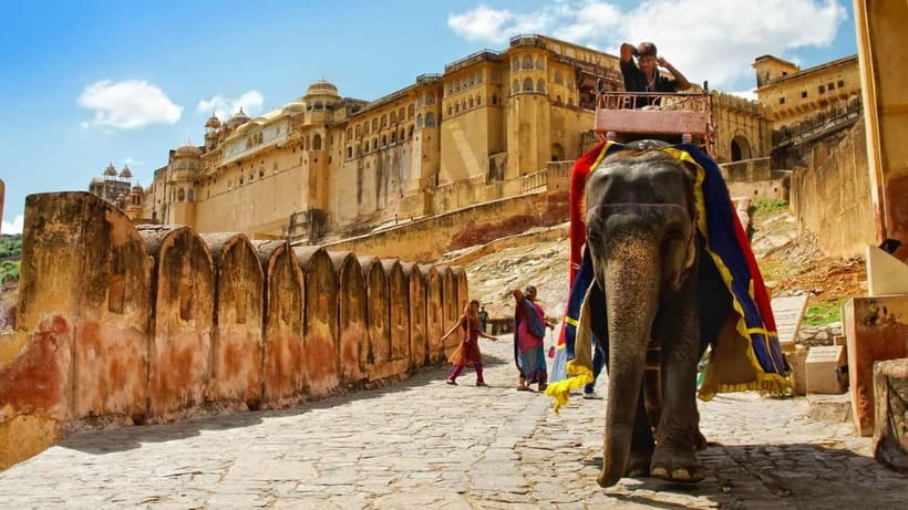 Jaipur: Amber Fort, Stepwell & Jal Mahal with Pickup - Amber Fort With a Guide: The Hilltop Palace Part You Shouldn’t Rush