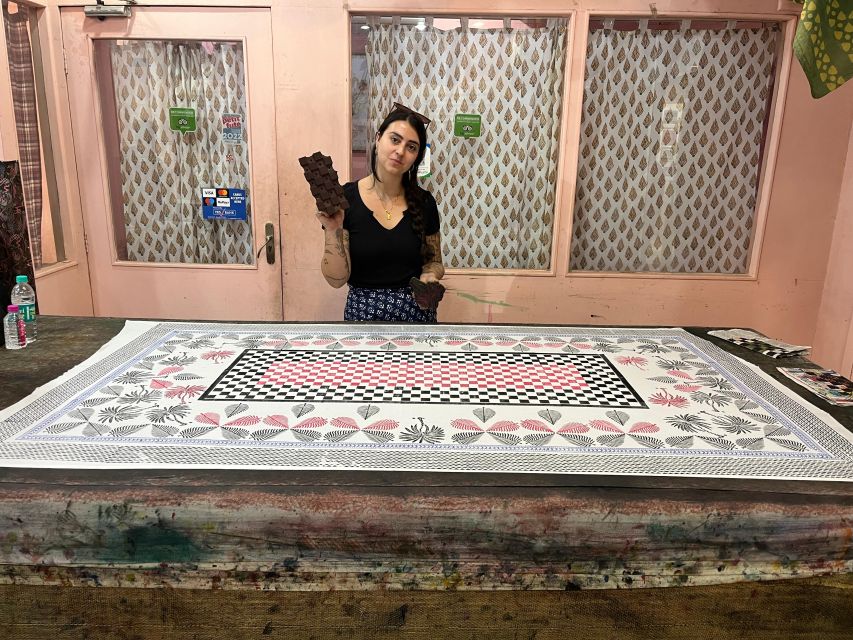 Jaipur: Block Printing Workshop In the Heart of City Center - Natural dyes and the technique that makes patterns line up