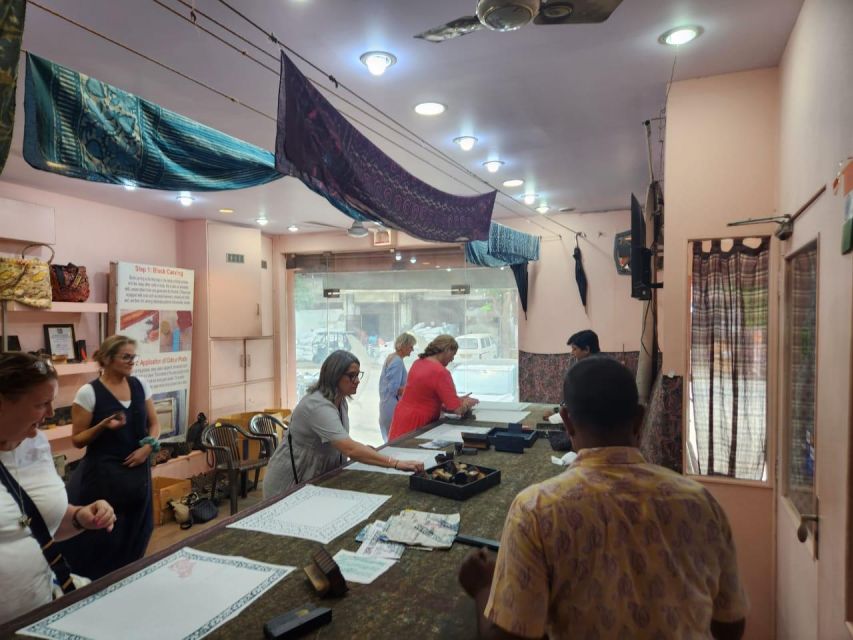 Jaipur: Block Printing Workshop In the Heart of City Center - What you take home: two printed souvenirs that feel like real textiles