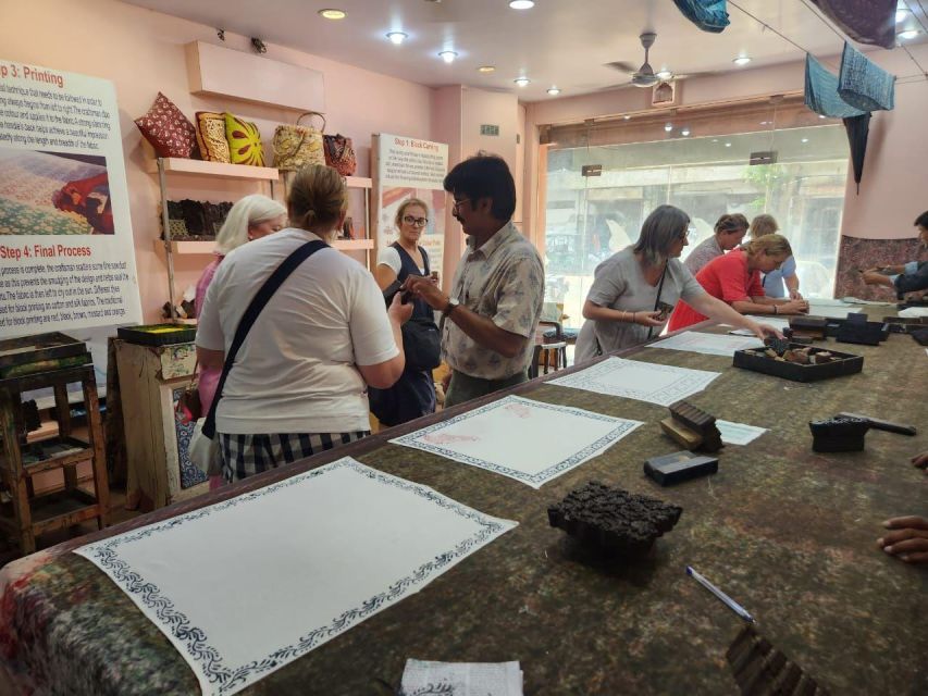 Jaipur: Block Printing Workshop In the Heart of City Center - Shopping pressure: how to enjoy it without losing control