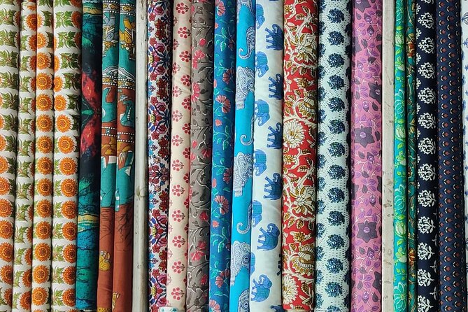 Jaipur City Shoping Tour With Pink City - Stop 5, Heritage Textiles: Block-Printed Fabrics for Home and Wear