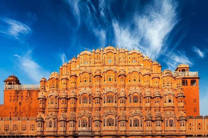 Jaipur City Tour Elephant Ride with Guide - Jal Mahal on Man Sagar Lake: calm water and good photo angles