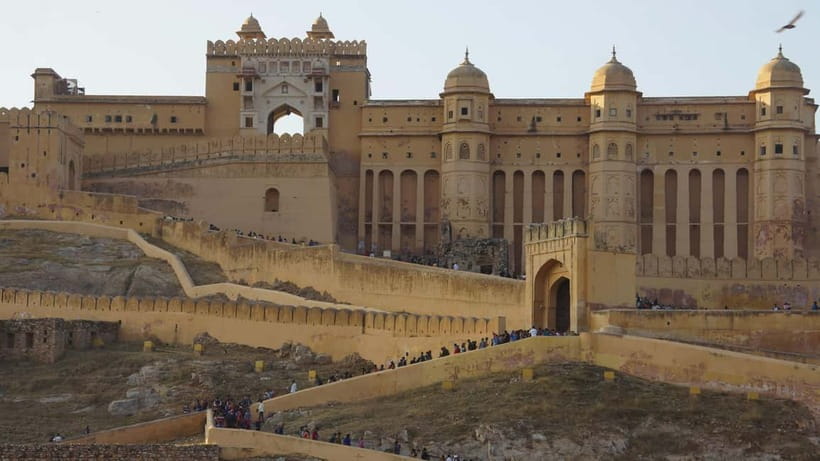 Jaipur: Full-Day City Tour with Car, Guide & Skip-the-Line - Amber Fort: Red Sandstone Drama With a Smart Pace