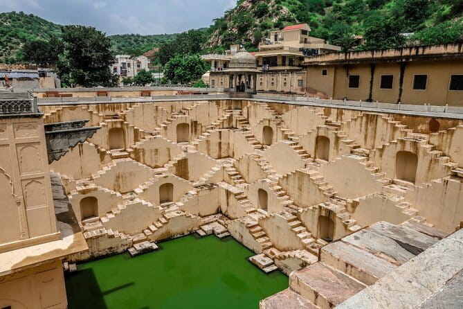 Jaipur Full-Day Private Tour Including Sunset at Nahargarh Fort - Panna Meena ka Kund stepwell, where shadows do the talking