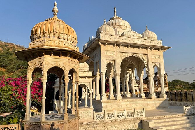 Jaipur Guided Day Trip By Car - City Palace and Royal Gaitor Tumbas: royalty, architecture, and a somber pause