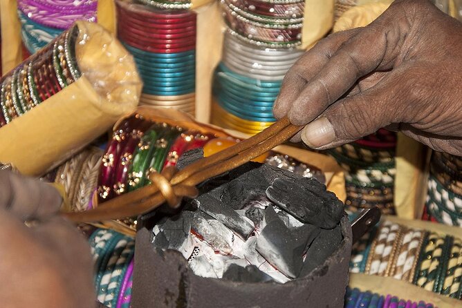 Jaipur Half-Day Shopping Tour with Hand Block Printing Class - Ramgarh Mode: where block printing, fabric, and blue pottery intersect