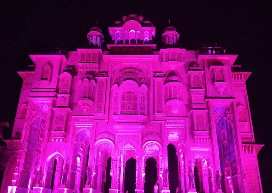 Jaipur: Night Tour of Amer & pink city by an open air jeep - Open-Air Jeep Pickup and the First Ride Into Amer