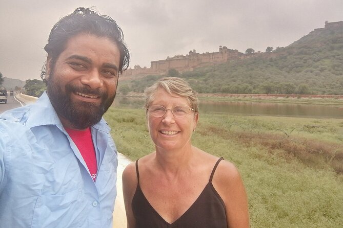 Jaipur Private Full-Day Sightseeing Tour By Car - Jal Mahal from the edge of Man Sagar Lake