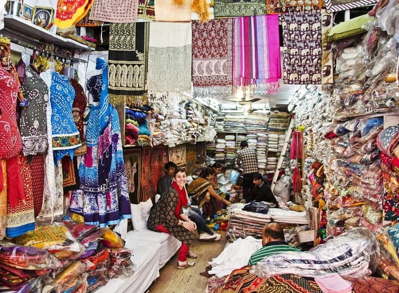 Jaipur: Private Shopping Tour with Block Printing Workshop - Private Transport With Pickup in Jaipur or Kukas