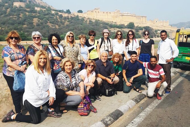 Jaipur Tour by Tuk-Tuk or Car with Flower Market - Jal Mahal: The Lakeside Palace View