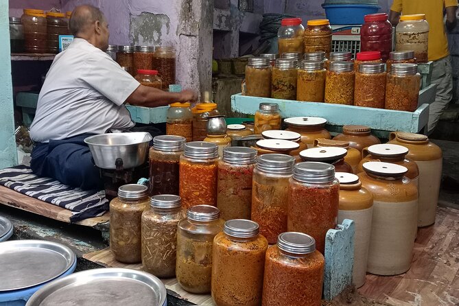 Jaipur@Twilight Guided Heritage City walk tour with Food Tasting - Thakur Uday Singh Ji Haveli in Tripolia Bazar: mini art, gas lamps, and style contrast