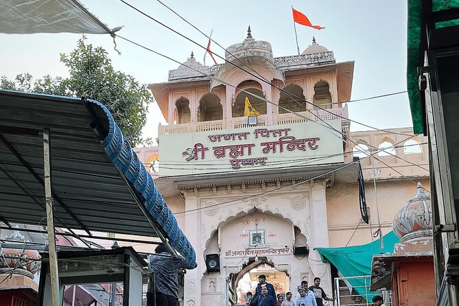 Private Day Trip to Pushkar From Jaipur - Pushkar Lake: shoes off, ghats all around