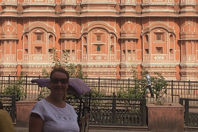 Private Jaipur Full-Day Tour with Block Printing - Hawa Mahal for photos, then tea at Wind View Cafe