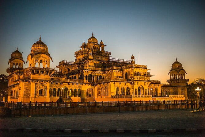 Private Jaipur Sunset Tour – Nahargarh Fort & Night Views - Jal Mahal at Night, When the Lake Turns the Palace Into a Mirror-Photo
