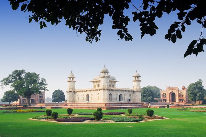 Sunrise Taj Mahal Day Tour from Jaipur with Agra Fort - Agra Fort across the river: switching gears from marble to fort walls