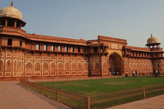 Taj Mahal at Sunrise and Agra Day Tour from Jaipur - Entering the Taj Mahal early, with a guide who handles the pace