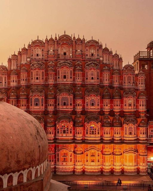 Two days Jaipur tour with guide by private car. - Day 1: Hawa Mahal, City Palace, Jantar Mantar, and the first fort day
